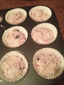 mixed berry mufins