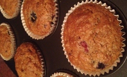 mixed berry muffins