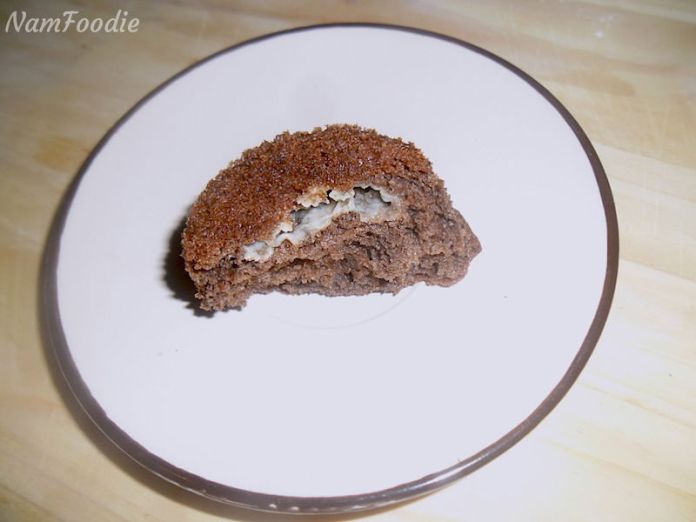 Chocolate blue cheese cupcakes half