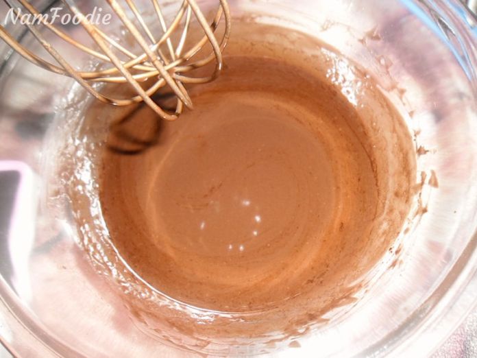 Chocolate blue cheese cupcakes melted chocolate