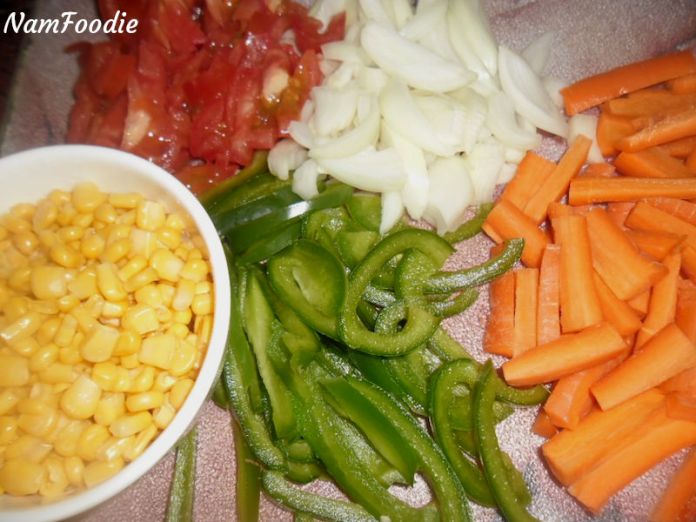 potato chowder chopped veggies