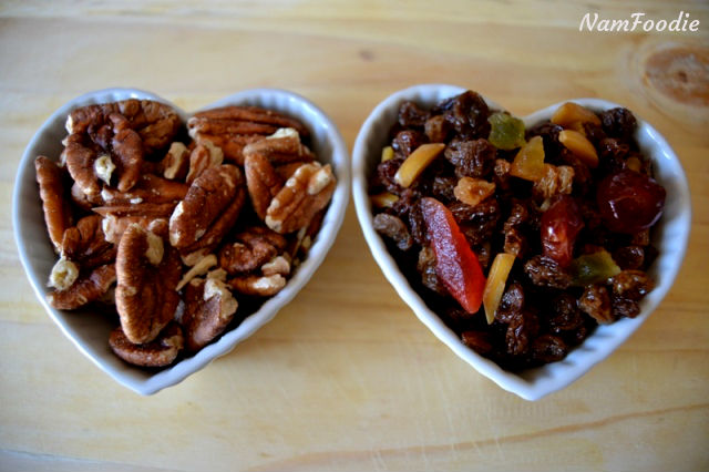 festive apple crumble pecans mix