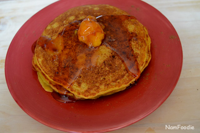 Pumpkin pancakes