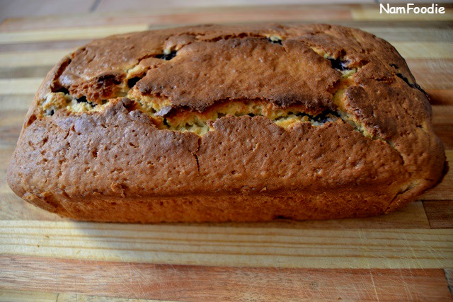 Lemon Blueberry Yogurt Cake plain